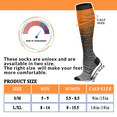 thumbnail image 5 of 8 Pairs Medical Sport Compression Socks - 15-20mmhg Graduated Knee-High Support for Men & Women, Ideal for Soccer, Running, and Nurses, 5 of 7