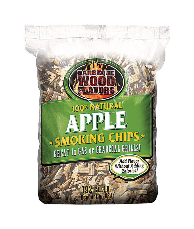 Barbeque Wood Flavors Wood Smoking Chips 192 CUBIC INCH APPLE WOOD CHIPS 