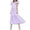 Purple, variant on Midi Dresses for Women Spring Square Dress Off Shoulder Style Elegant Ruffle Hemline Skirt Mini Dresses Beach Maxi Dress