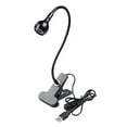 thumbnail image 1 of AMERTEER Lamp Counterfeit Detector Lamp LED Simple Operation Compact Ultraviolet UV Desk Lamp Mini Gel Light for Manicure Black, 1 of 7