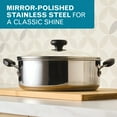 thumbnail image 3 of Farberware SureSteel 4 Quart Brushed Stainless Steel Dutch Oven / Stockpot with Glass Lid, Induction Compatible, Dishwasher Safe, Metal Utensil Safe, Stainless Steel, 3 of 13