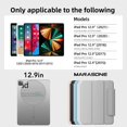 thumbnail image 2 of Étui pour iPad Pro 12.9 6e/5e/4e/3e Génération-Folio Magnétique avec Angles Multiples et Charge Crayon, 2 of 5