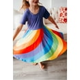 thumbnail image 2 of Purple Rainbow Twirly Dress, 2 of 9