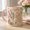 Light Blue, variant on Massage Therapist Mug with 3D Effect, Personalized Name Floral Spa Coffee Cup Gift