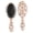 Halloween Rainbow Ghost Flower, variant on Halloween Pumpkin Lantern Pattern Brush, Detangling Hair Brush,Oval Paddle Hair Brush, Smooth Handle Gifts for for Men Women Kids