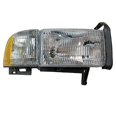 Oem Corner - Dodge Ram Pick Up 1500 2500 3500 94 95 - 02 Head Light With Corner Rh 55054538, By Not OEM from USA