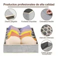 thumbnail image 4 of Caja de tela Liwei juego de 4 cajas Plegables con separadores para ropa interior calcetines corbatas bufandas, 4 of 6