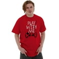 thumbnail image 5 of Play With Me Gamer Funny Nerdy Geeky Men's Graphic T Shirt Tees Brisco Brands S, 5 of 6