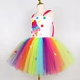 thumbnail image 5 of Sgkm Dress for Girls Rainbow Colorful Sweet Tutu Girls Dresses Birthday Chic Kids Clothes, 5 of 9