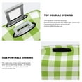 thumbnail image 5 of Kdxio White Green Plaid Pattern Luggage Cover for Travel,Elastic and Durable,Fits 18-32 Inch,-No luggage included, 5 of 8