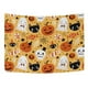 thumbnail image 3 of Tapiz de Halloween ABPHQTO Calabaza Fantasma Gato Y Calavera Decoración Colgante 128x150 cm, 3 of 4
