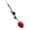 Style B, variant on Sweet Strawberry Beaded Pendant Charm for Mobiles and Key Holders Stylish Phone Charm for Fashion Enthusiasts