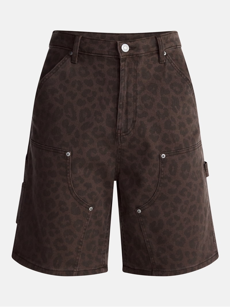 No Boundaries Men's & Big Men's Leopard Pattern Printed Denim