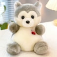 thumbnail image 2 of Darzheoy 7.8" Husky Stuffed Animals Plush, Cute Plushies for Animal Themed Parties, Animal Toys for Baby, Boy, Girls, Great for Nursery, Room Decor, Bed, 2 of 3