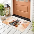 thumbnail image 3 of Hello Fall American Shorthair Scarf Welcome Autumn with Leaves Pumpkins Doormat Cat Lover Kitten Owner Gifts Indoor Outdoor Welcome Mat - 00011, 3 of 5
