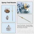 thumbnail image 5 of Tool Nozzle 1.4 Mm/1.7mm/2.0mm Nozzle Needle and Nozzle Cap Nozzle Kit Air Paint G20076, 5 of 6
