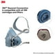 thumbnail image 4 of Respirador 3M 7502 Media Cara Para Gases Vapores Y Polvo, 4 of 10