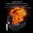 thumbnail image 2 of Air Fryer A New Generation of Smart Fume Free Household 1500W High Power 5.5L Large Capacity Electric Fryer French Fries Machine, 2 of 7