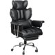 thumbnail image 4 of naspaluro Ergonomic Office Chair, PU Leather High Back Desk Chair for Big and Tall People, Executive Swivel Chair with Leg Rest My Lux Decor Round, 4 of 7