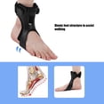 thumbnail image 6 of Upgraded AFO Drop Foot Brace for Walking, Comfortable & Efficient, Adjustable, For Hemiplegia Stroke Varus Foot Improve Walking Gait, Effective Relieve Pain Drop Foot Brace for Walking with Shoes, 6 of 12