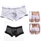 thumbnail image 5 of Ropa Interior Transparente para Hombre, Calzoncillos Tipo Bóxer s , Bragas, Bañadores Transparentes, Pantalones Cortos, Negro, Soledad Ropa interior para hombre, 5 of 7
