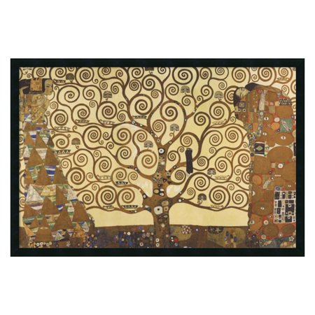 The Tree of Life, 1905-1911 Framed Wall Art by Gustav Klimt - 37.41W x 25.41H in.