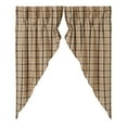thumbnail image 3 of VHC Brands Cider Mill Prairie Plaid Curtain Panels, Tan, 84x36x18, Set of 2, 3 of 11