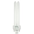 thumbnail image 3 of Sylvania 20724 (6-Pack) CF18DD/E/830/ECO 18-Watt Double Tube Compact Fluorescent Light Bulb, 3000K, 1150 Lumens, 82 CRI, T4 Shape, 4-Pin G24q-2 Base, 3 of 3