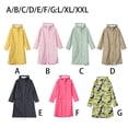 thumbnail image 3 of serony Women Stylish Long Raincoat Breathable Waterproof Rain Jacket Portable Rainwear Coat Suit Clothes for Camping Cycling Yellow Clouds XXL, 3 of 6