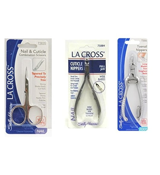Sally Hansen LA Cross Nail & Cuticle Combination Scissors 72835