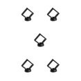 thumbnail image 2 of maskred Medal Jewellery Display Presentation Box Floating 3D Case Stand Holder Black 5Set, 2 of 6