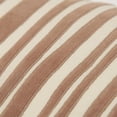 thumbnail image 5 of Rizzy Home Cocoa /Natural 14"X26" Abstract Woven Poly Filled Throw Pillow, 5 of 5