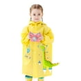 thumbnail image 1 of MIASHUI Imperméable pour Enfants Garçons Filles Poncho de Pluie Veste Imperméable Randonnée Camping Voyage Activités Scolaires, Jaune, G, 1 of 4