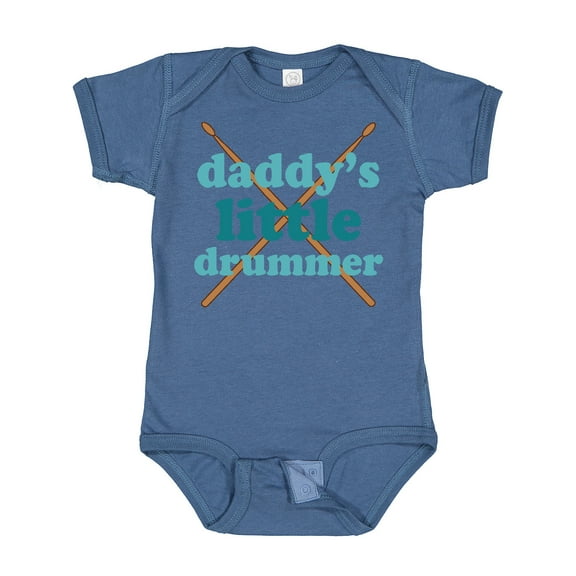 Inktastic Daddy's Little Drummer Boys or Girls Baby Bodysuit
