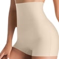 thumbnail image 2 of Annhoo Womens Shaping Briefs Fashion Solid Color Full Coverage High Waist Lifting Hips Stretch Liner for Skirt, 2 of 6