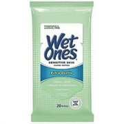 Wet Ones Hand Wipes Sensitive Travel Pack - 20 Count (Pack of 2)