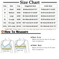 thumbnail image 3 of Womens Sports Bras Wirefree Comfort Lace Patchwork Seamless Bralettes Ladies Elder Front Closure Full Coverage Push up Bra, 3 of 3