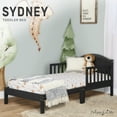 thumbnail image 4 of Dream on Me Sydney Toddler Bed, Black, 4 of 7