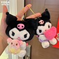 thumbnail image 2 of Sanrio Kuromi-colgante de mochila de muñeco de peluche para niños, llavero de juguete suave de peluche Kawaii, modelo de fresa de enfermera encantadora1310cm Fivean Toy model, 2 of 2