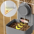 thumbnail image 6 of Staron Automatic Pet Feeder, Wall Mounted Dog Food Dispenser and Water Bowl, Hamster Rabbit Kitten Small Pet Feeder for Cage Door Glass Wall, Gray, 6 of 6