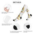 thumbnail image 5 of Sikiie Sunflower Gnomes 1 Pairs Compression Socks for Men and Women 15-20 mmHg Running Support Socks, 5 of 7