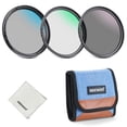 thumbnail image 1 of Kit de filtros para lente 55 mm Neewer UV CPL ND8 multicapa, 1 of 8