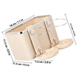 thumbnail image 2 of AURARMLET Organizador Para Auto Con Porta Vasos Y Caja De Pañuelos Beige Resistente Para Consola Central, 2 of 6