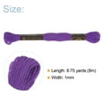 thumbnail image 2 of Unique Bargains Fil à Broder Violet, 8 m Chacun, 24 Écheveaux, 2 of 6