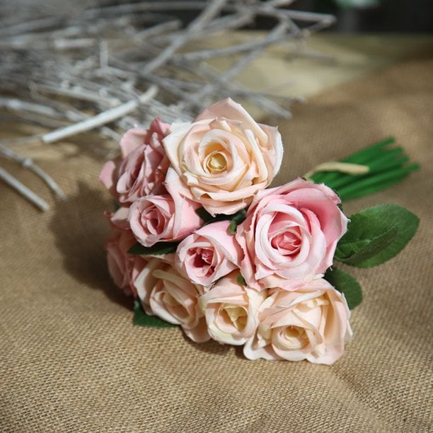 TWENTY FOUR Best Way To Celebrate, Vintage Artificial Flowers Fake Silk