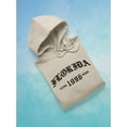 thumbnail image 3 of Florida Gothic Font Hoodie Men -Image by Shutterstock, Male Small, 3 of 4