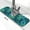 Palm Leaves Tropical Summer Green Hawaiian, variant on Abstract Boho Mid Century Modern Kitchen Sink Splash Guard Faucet Mat Super Absorbent Fast Drying Mat Sink Gadgets-Fast Drying Pad Sink Mat For Kitchen Bathroom (15" X 5.5" )