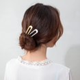 thumbnail image 5 of Shaped French Hair Pins for Women, Vintage Hair Stick Fork for Fine Hair 2 Prong Hair Bun Clip, Fashion Hair Accessories for Girls Hairstyle, 5 of 5