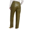 thumbnail image 3 of ELOQUII Women's Plus Size Slit Hem Faux Leather Pant, 3 of 4