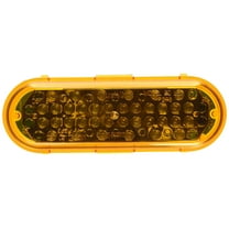 Truck-Lite 60362Y Super 60 Strobe Light Led, 36 Diode, Oval Yellow, Grommet